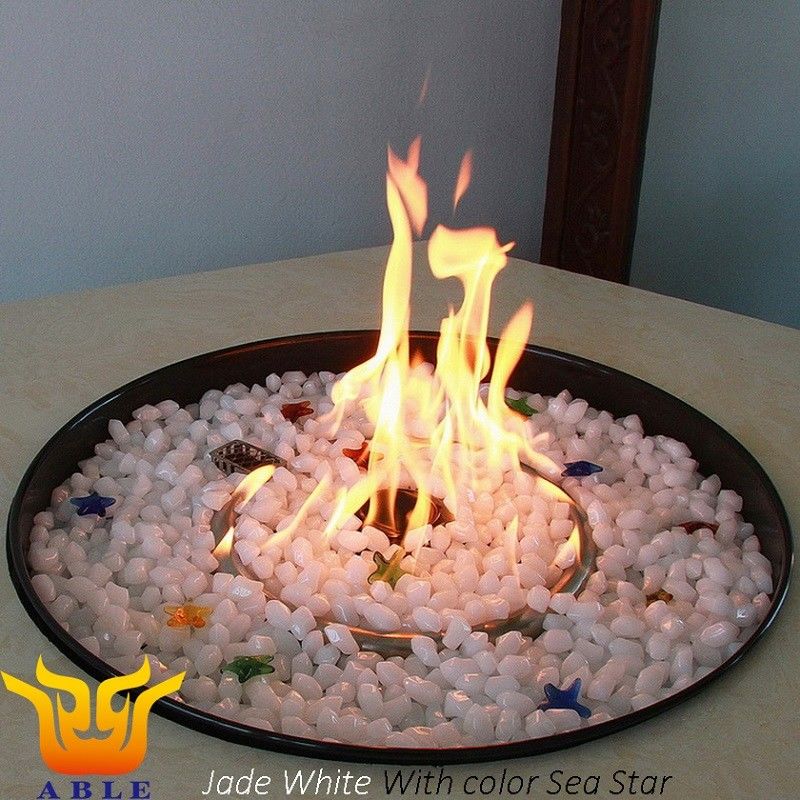 Fire Pit Glass Like Diamond 800℃ Fireplace Accessories Rocks