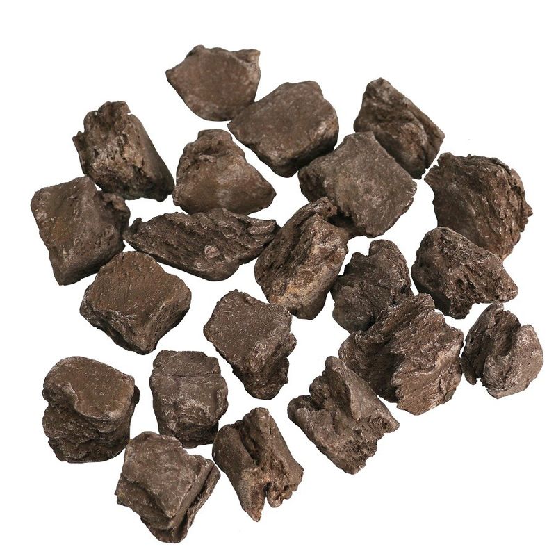 Firepit Coals Ripped Coals Refractory Light-brown Coals BC-147LB