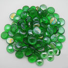 Decorative Green Fireplace Glass Rocks Shiny And Smooth Green Color